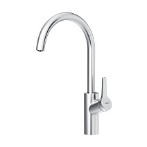 Смеситель Damixa Eclipse 310721400 для кухонной мойки, никель