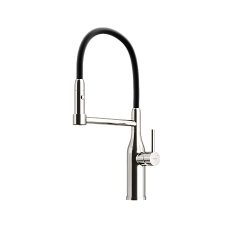 Смеситель для кухонной мойки Sancos Pride SC4011BNG нержавеющая сталь/черный