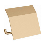 Держатель туалетной бумаги Hansgrohe AddStoris 41753140 с крышкой бронза