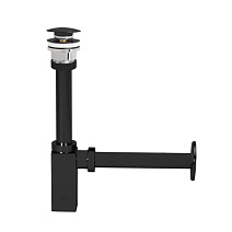 Сифон для раковины E.C.A. 102119055C1EX черный матовый