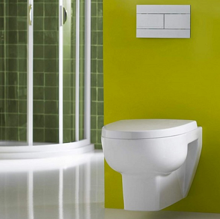 Кнопка смыва Jacob Delafon E4316-CP двойная с панелью, хром/велюр