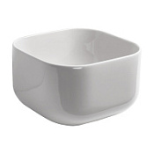 Раковина накладная Simas Balloon BA 04 40x40x25 без отверстия под смеситель, белый