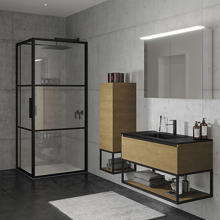 Душевой уголок Riho Grid GB201 G004019121 120х80 черный матовый