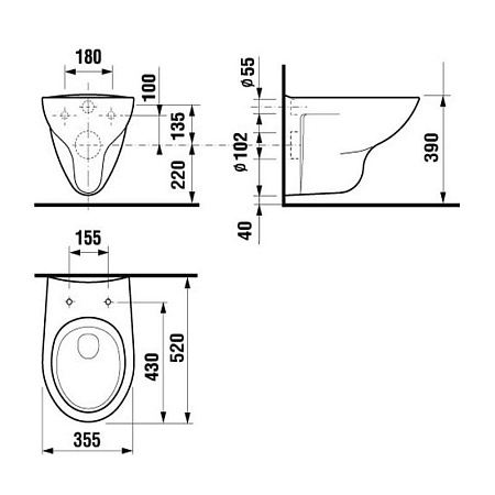 Крышка-сиденье для унитаза Roca Mateo ZRU9302815
