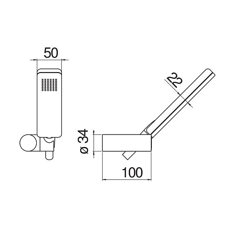 Душевой гарнитур Nobili AD146/25WM белый матовый