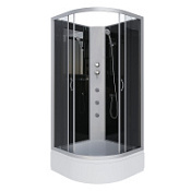 Душевая кабина Niagara Classic NG-3501-14BKG 90x90x200 стекло тонированное/профиль серебро