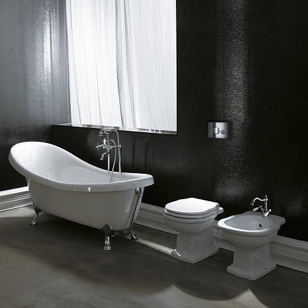 Чаша для унитаза приставного BelBagno Boheme BB115CB горизонтальный выпуск