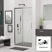 Душевая дверь RGW Leipzig LE-12 34121210-11 100x195 прозрачное/хром