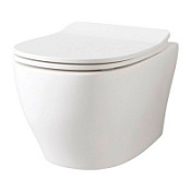 Чаша для унитаза подвесного ArtCeram Ten TEV006 01;00 белый глянцевый