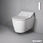 Унитаз подвесной Duravit ME by Starck 2528590000 с функцией биде и системой микролифт, белый - фото 4
