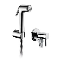 Гигиенический душ Palazzani 99102810 с отводом воды и вентилем, хром