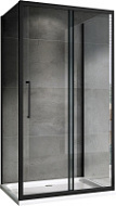 Душевой уголок ABBER Schwarzer Diamant AG30100BH-S75B-S75B прозрачное/черный