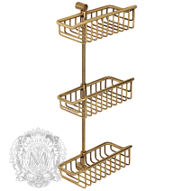 Полка-решетка с галереей Migliore Complementi 22028 тройная