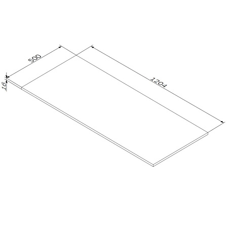 Столешница Am.Pm Func M8FST1201WG 120 белый глянец