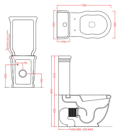 Унитаз-компакт ArtCeram Hermitage HEC009 01;00 белый глянцевый