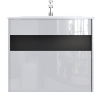 Тумба с раковиной Am.Pm Func M8FFUX0801WG 80 белый глянец