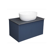 Тумба с раковиной La Fenice Terra FNC-01-TER-BG-60 Blu Grigio, столешница Black Olive Light Lappato