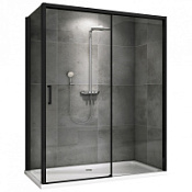 Душевой уголок ABBER Komfort AG93170B-S102B 170x100x200 прозрачное/черный