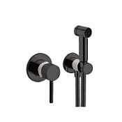 Гигиенический душ со смесителем Kludi Bozz 389983976 черный матовый