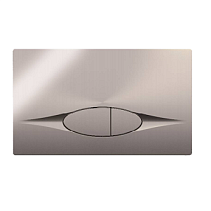 Кнопка смыва Jacob Delafon E29027-CP двойная с панелью, хром