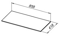 Столешница Allen Brau Liberty 1.330012.G 85.8 графит