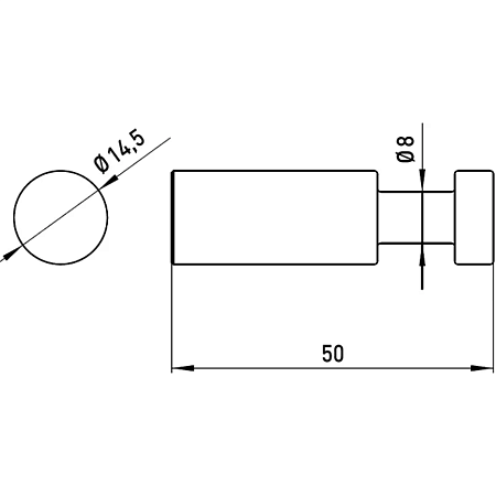 Крючок Emco Polo 0775 001 01 хром