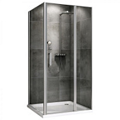 Душевой уголок ABBER Sonnenstrand AG04100S-S90 прозрачное/хром