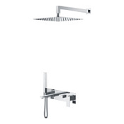 Душевой комплект Boheme Qubic 474-CR для ванны, хром