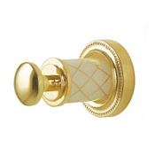 Крючок Boheme Murano 10906-W-G белый/золото