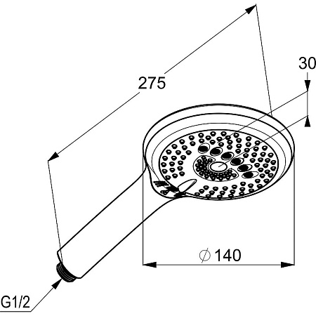 Душевой комплект Kludi Bozz 386710576 хром