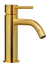 Смеситель Paffoni Light LIG071HGSP для раковины, золото медовое брашированное