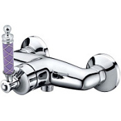 Смеситель Boheme Vogue 224-MR-V для душа, хром/фиолетовый Murano