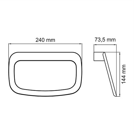 Полотенцедержатель WasserKRAFT Glan K-5160 черный