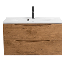 Тумба с раковиной BelBagno Marino MARINO-800-2C-SO-RN-P 80 rovere nature Тумба с раковиной BelBagno Marino MARINO-800-2C-SO-RN-P 80 rovere nature