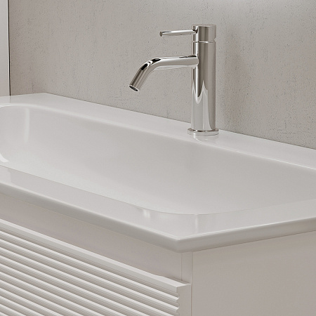 Тумба с раковиной Sancos Folk 100 FL100W Bianco