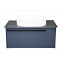 Тумба с раковиной La Fenice Elba FNC-01-ELB-BG-80 Blu Grigio, столешница Black Olive Light Lappato - фото 1