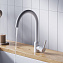 Смеситель Dorff Logic D3007033 для кухонной мойки белый - фото 4