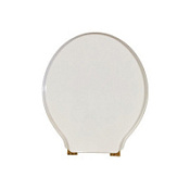 Крышка-сиденье Galassia Ethos 8495BR белая, петли бронза