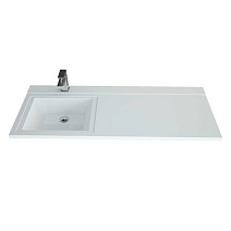 Раковина BelBagno BB1200/480-LV-MR-L 120 белая Раковина BelBagno BB1200/480-LV-MR-L 120 белая