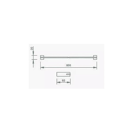 Полотенцедержатель Bagno & Associati Dado DA21251 CR