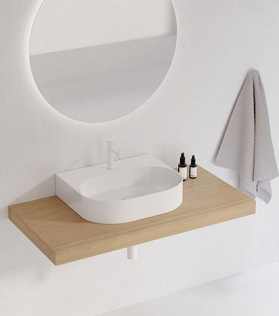 Раковина Ravak Ceramic O SLIM Wall  550 XJX01155004 белый