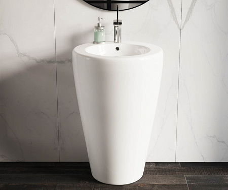 Раковина-моноблок Ceramicanova 850 CN1807 55x51.5x85 белый