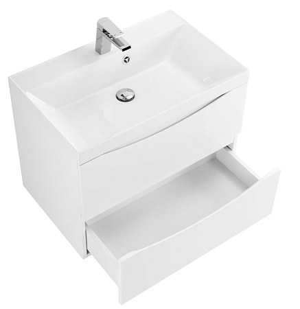 Тумба с раковиной BelBagno Marino MARINO-700-2C-SO-BL-P 70 bianco lucido