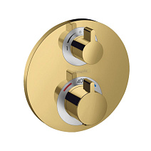 Термостат Hansgrohe Ecostat 15758990 для душа, полированное золото Термостат Hansgrohe Ecostat 15758990 для душа, полированное золото