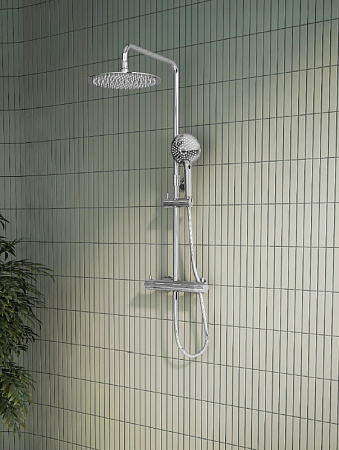 Душевая стойка VitrA Aquaheat Bliss 240 A47205EXP хром