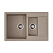 Кухонная мойка Omoikiri Daisen 78-2T-SA 78x51x23 бежевый