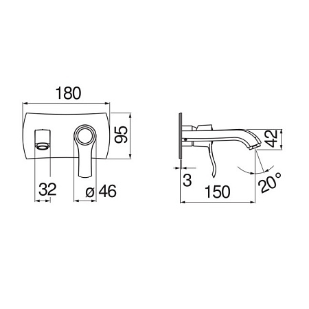 Смеситель Nobili Sofi SI98198BR для раковины, бронза