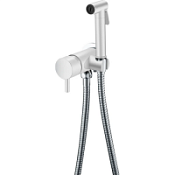 Гигиенический душ со смесителем Boheme Uno 467-WCR для биде, белый/хром