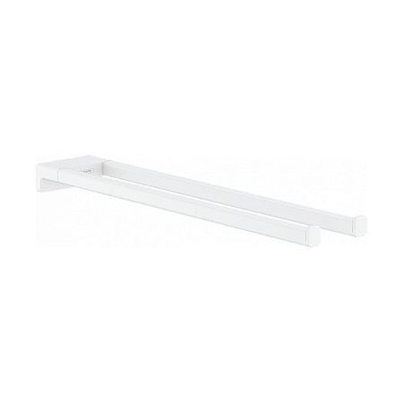 Полотенцедержатель Hansgrohe AddStoris 41770700 двойной, белый матовый