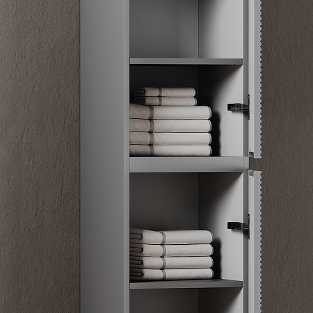 Шкаф-пенал Sancos Folk PFL35ES 35 ergraut soft